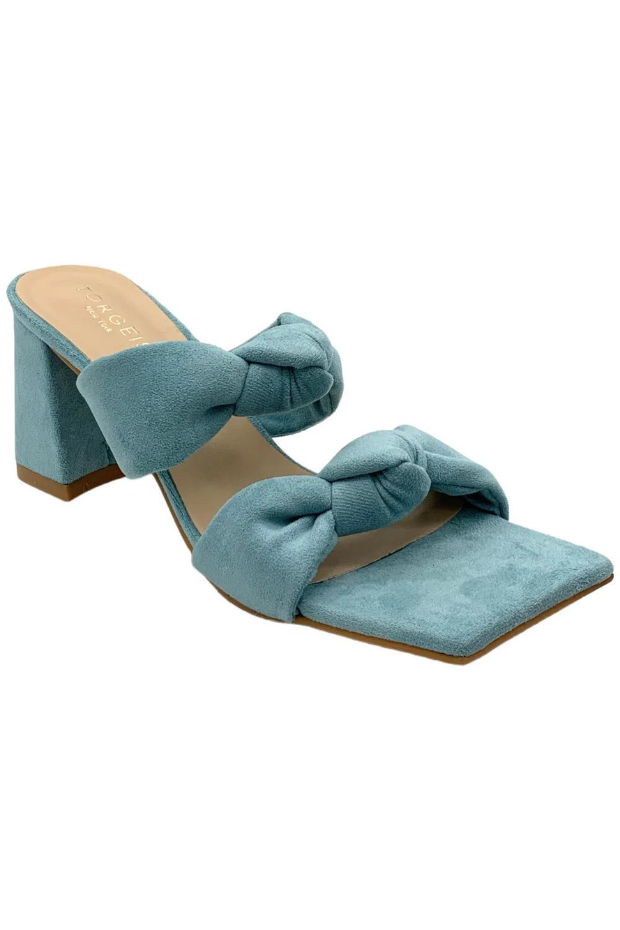 Torgeis Women's Flamingo Sandal Blue - Medium